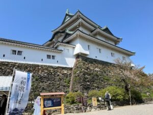 和歌山城の天守閣の写真